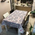 Love Pattern Waterproof Tablecloth Wedding Rectangular Tablecloth Table