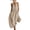 #02 Beige 【Mix, Match & Rotate: Stock Up on Daily Colors】, variant on Women's Cotton Loose Wide Leg Jumpsuit, Deep V Neck Sleeveless with Side Pockets, Casual Summer Beach Wear, Long Pants | VerBelle,Army Green L