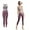 Milk Violet, variant on Fjuchai Women Yoga Clothing Outfits 2PCS Seamless Sports Bra fitness Pants Sets Tracksuit S-XXL