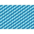 thumbnail image 1 of Ahgly Company Indoor Rectangle Patterned Neon Blue Area Rugs, 2' x 4', 1 of 6