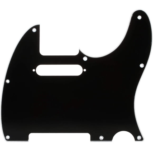 Piezas y accesorios para instrumentos Fender Pickguard American Standard Tele Blk (Bwb)