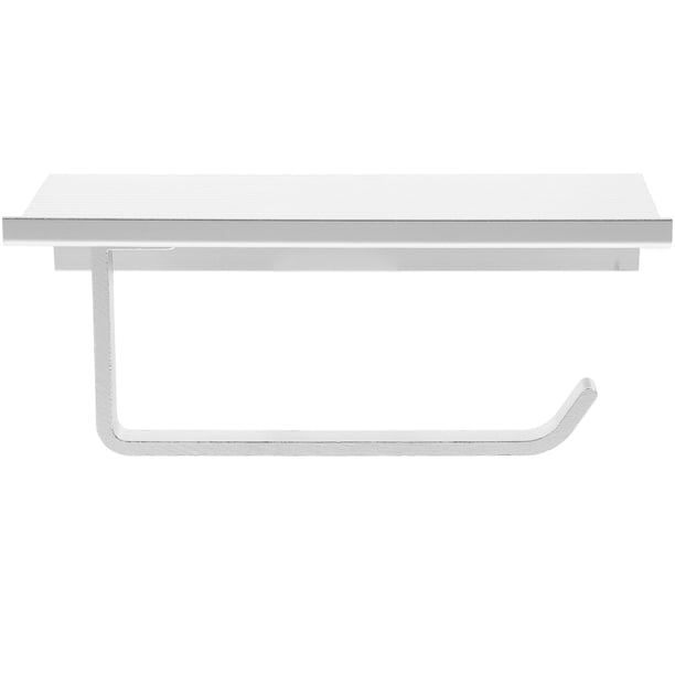 Portarrollos de papel higiénico con estante Portarrollos de papel higiénico de pared