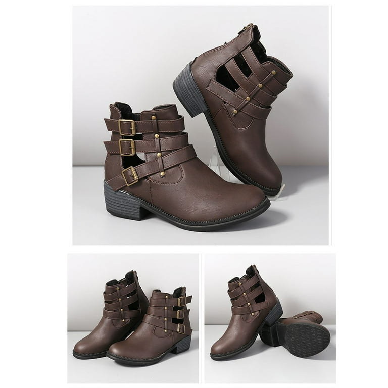 Ladies motorcycle ankle boots deals