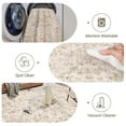 thumbnail image 4 of WIPONKEN 8'Round Rugs for Living Room Bedroom Dining Room Office Farmhouse, Machine Washable Non Slip Vintage Persia Rug Beige, 4 of 6