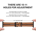 thumbnail image 4 of WFEAGL iWatch Series Design Bicolor Leather Apple Watch Strap 38mm 40mm 41mm Brown Coffee, 4 of 6