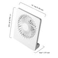 Jrocdr Wireless Fan Under Shirt Fan Rechargeable Fan Portable Mini