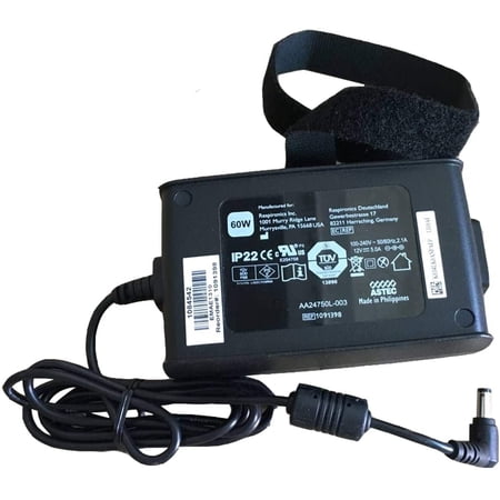 60W AC/DC Adapter Compatible for R-espironics PR REMstar C-Flex AA24750L-003 MW115RA1200N09 REF 1091398 One 60&80 Series CPAP APAP BIPAP Pro DOM 460P IP22 Medistrom Pilot-12 Power