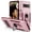 Pink+Rose, variant on Cowithday Hybrid Rugged Case for Google Pixel 8 5G 6.2" Phone, Military Grade Heavy Duty Shockproof Rotatable Magnetic Ring Holder Kickstand Armor Dual Layer Cover for Google Pixel 8, Rose + Red