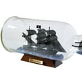 thumbnail image 4 of Hampton Nautical Ed Low's Rose Pink Model Ship in a Glass Bottle 11" - Pirate Model - Boat Model, 4 of 4
