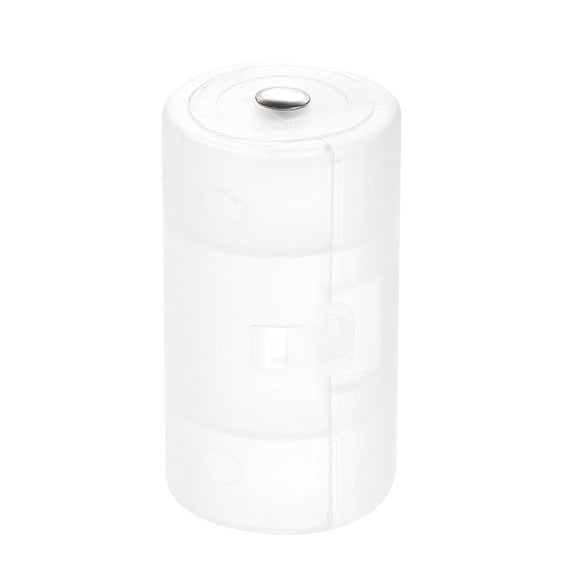Unique Bargains AA to D Size Battery Adapter, Battery Converter Holder, Metal Contacts Clear 4 Pack
