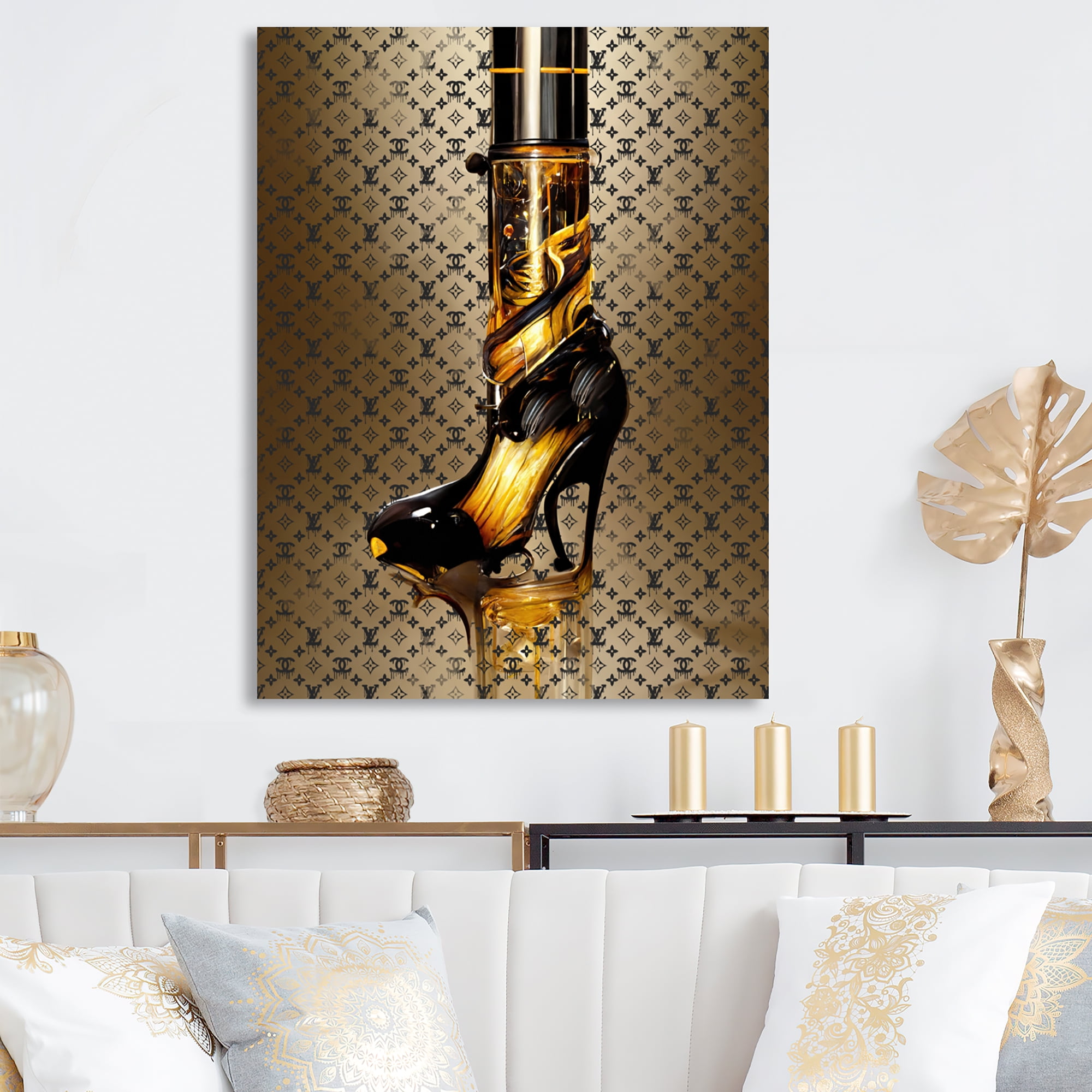 Designart High Fashion High Heel II Canvas Wall Art