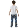 thumbnail image 5 of FORMRS Kids Pajama Pants with Pockets Size 11-12Y Boys Lounge Sleep Bottoms, Blue Geometric Pattern, 5 of 8
