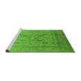 thumbnail image 2 of Ahgly Company Machine Washable Indoor Rectangle Oriental Green Industrial Area Rugs, 5' x 8', 2 of 4