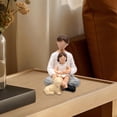 thumbnail image 6 of CREATITOY 1PC Family Series Resin Figurines Sculpture Statue Home Decor for Living Room Bedroom Office Desk Tabletop Display, 6 of 6