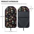 thumbnail image 7 of Uourmeti Tie Dye Skull Butterfly Terry Cloth Car Seat Cover Sweating, Suitable for Seat Covers and Liner Van Truck Seat, Car Seat Towel Cover for Vans Cars, 7 of 7