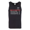 thumbnail image 2 of Wild Bobby, Ford Mustang 50 Years Logo Mach 1 Classic Emblem, Cars and Trucks, Men Graphic Tank Top, Black, Small, 2 of 4