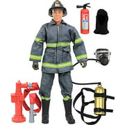 click N Play cNP30640 Urban Firefighting 12"" Action Figure Play Set with Accessories, 12 inches