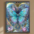 thumbnail image 3 of Pintura de diamante 5D DIY taladro redondo completo Wdftyju mariposa secuestrada decoración del hogar 30x40cm, 3 of 9