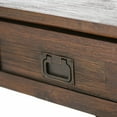 thumbnail image 4 of Simpli Home Monroe 22 inch Solid Acacia Rustic End Table in Distressed Charcoal Brown (Set of 2), 4 of 8