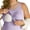 Purple, variant on Qiopertar Plus Size Ribbed Tank Tops for Women Solid Color Built-in Bra Camisoles Sleeveless Loose Fit Casual Comfy Lounge Wear, Beige XXL