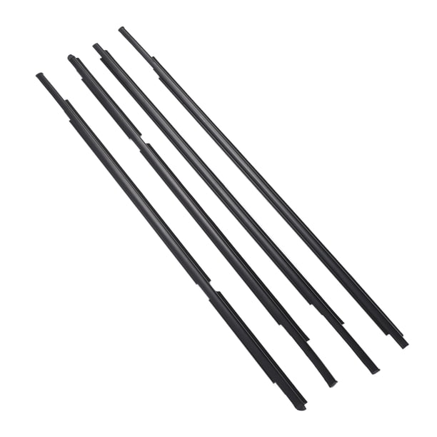 Burlete Para Ventana De Coche, 68230-52100, Goma, 4 Unidades, Aislamiento Acústico, Tira De Sellado Para Ventana Para Yaris 2005-2011