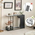 thumbnail image 5 of Spaco 43.5 Inch Console Table with Plant Position and Faux Marble Top-Black, Entryway Table Hallway Table, Storage-Friendly Hallway Table for Foyer & Entry Spaces, 5 of 7