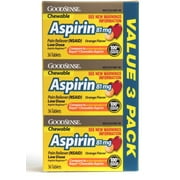 Good Sense Adult Low Dose Chew Aspirin Orange 81 Mg (3 / 36 Ct) (12 Units Included)