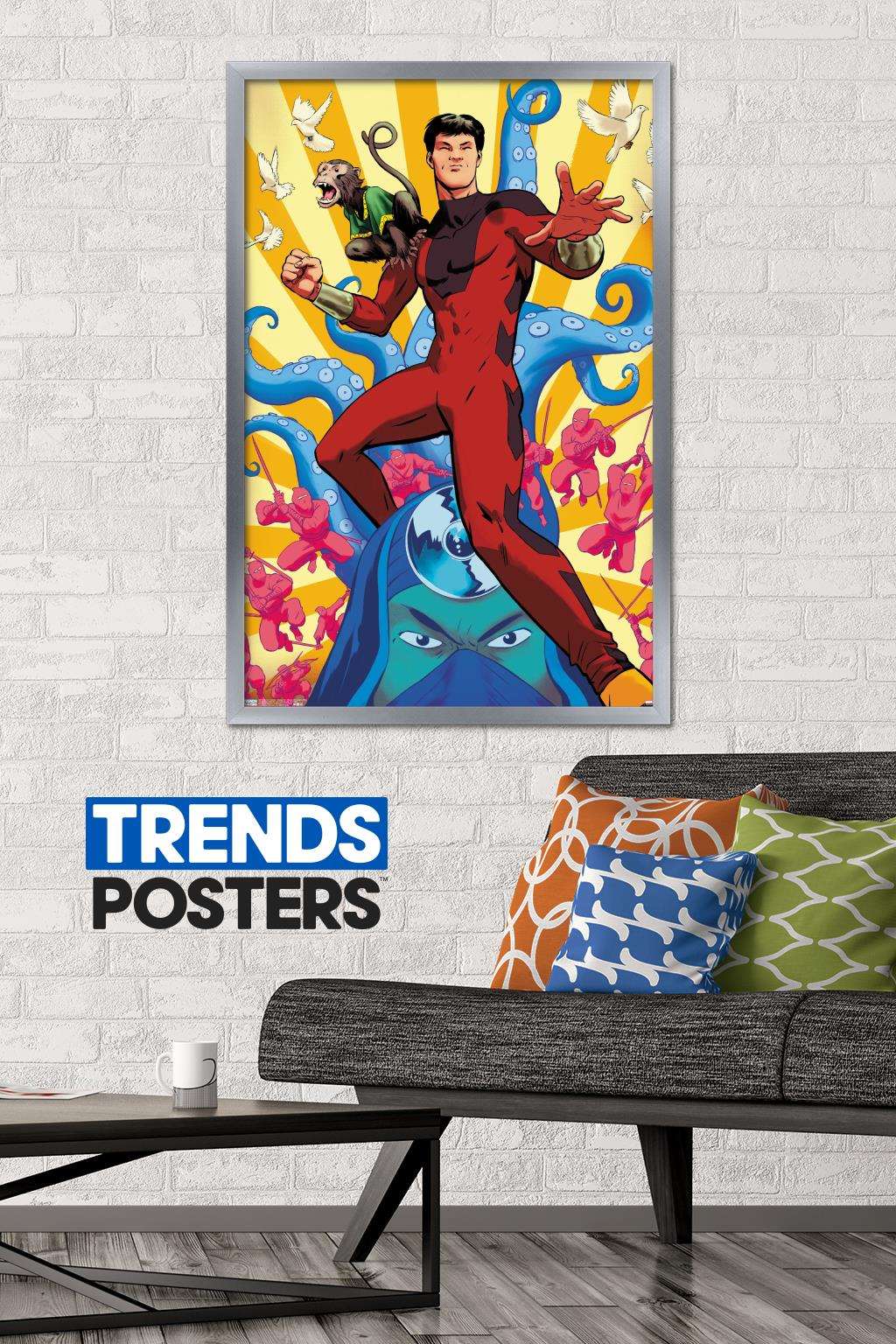 Marvel Comics - Shang- Chi - Master Of Kung Fu #126 Wall Poster, 22.375" x 34", Framed