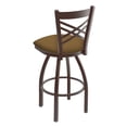 thumbnail image 2 of 820 Catalina 36" Swivel Bar Stool with Bronze Finish and Canter Saddle Seat, 2 of 2