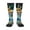 3 Black, variant on Colorful Stained Glass Deer Pattern Women’s Knee High Crew Socks,Trouser Socks Comfortable, Breathable, Moisture-Wicking and Soft