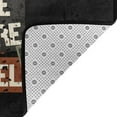 thumbnail image 3 of DouZhe Tapis Vintage Mode Jeu Motif Devise Tapis de Sol Antidérapant Lavable en Machine, Seulement un Mode Autocollant Style Console de Jeu Paillasson, 63x48 Pouces, 3 of 6