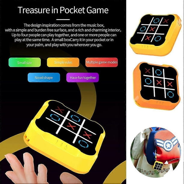 Jeu de Morpion, Jeu de Mémoire Casse-Tête, Console de Casse-Tête Portative Rechargeable, Jeu de Société de Voyage Portable pour Enfants et Adultes_särskilda gåvor 3728:B Excellent Cadeau Jeu de Morpion, Jeu de Mémoire Casse-Tête, Console de Casse-Tête Portative Rechargeable, Jeu de Société de Voyage Portable pour Enfants et Adultes_särskilda gåvor 3728:B Excellent Cadeau