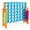 Orange + Blue, variant on Costway 4-to-Score Giant Game Set 4-in-a-Row Connect Game with Net Storage Mesh Pocket for Kids & Adult Muticolor