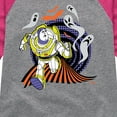 thumbnail image 3 of Toy Story - Buzz Lightyear Halloween  - Toddler & Youth Girls Raglan Graphic T-Shirt, 3 of 5