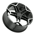 thumbnail image 2 of Petrol P1A 19X8 5X100 35Et 72.1Cb Gloss Black W/ Machined Cut Face Wheel, 2 of 3