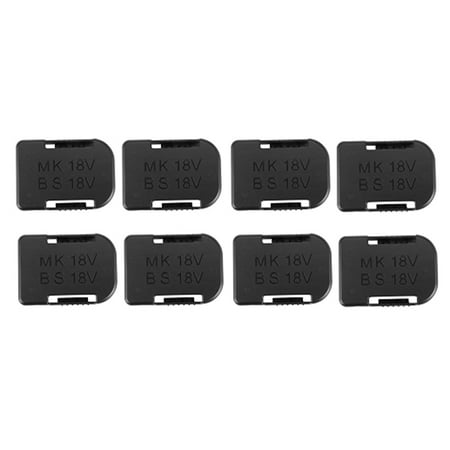 

8Pcs Battery Storage Rack Battery Holder Case(Black)