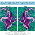 thumbnail image 5 of Toland Home Garden Purple Octopus Ocean Octopus Flag Double Sided 28x40 Inch, 5 of 5