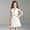 Style3-White girls dresses, variant on Little Girls Summer Blazer Dress Solid Sleeveless Notch Collar Pearl Belt Casual Smart Sundress 2-8 Years