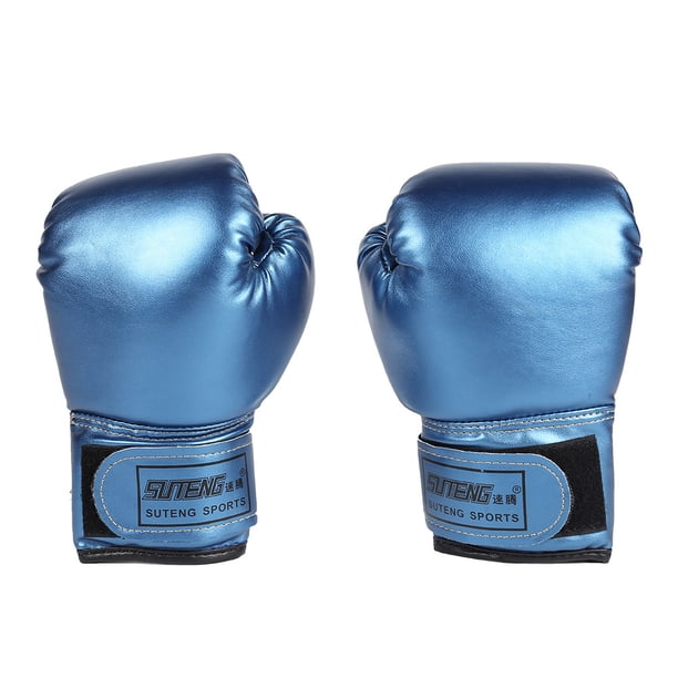 Guantes Boxeo 2 Piezas Entrenamiento Kickboxing para Niñas Juveniles () Azul