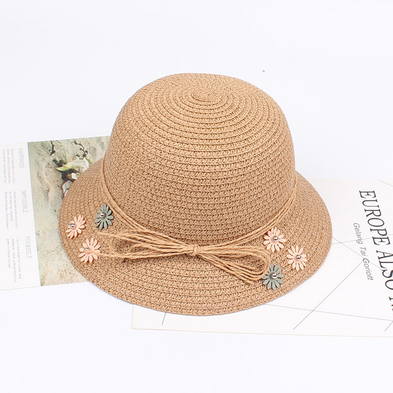 girls straw hats to decorate