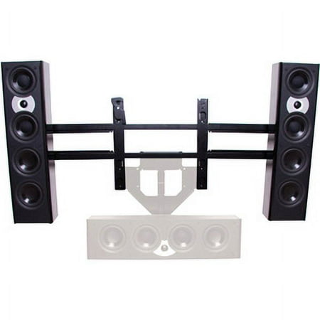 Left/Right-Channel Speaker  Adapter for Select Chief Wall Mounts - Black
