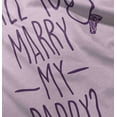 thumbnail image 3 of Will You Marry My Daddy Engagement Romper Boys or Girls Infant Baby Brisco Brands 18M, 3 of 7
