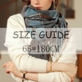 thumbnail image 3 of Prolriy Scarf for Women Autumn and Winter Colorful Plaid Shawl Thickening Warm Fringe Scarf Womens Scarf A, 3 of 8