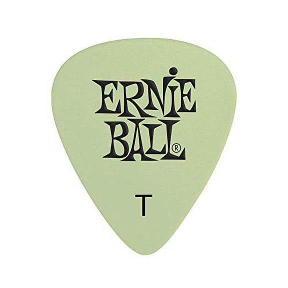 Ernie Ball Super Glow Cellulose Picks Thin 12-pack