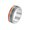 Silver, variant on Rotatable Rainbow Rings for Men Women Band Pride LGBTQ Enamel Colorful Stainless Steel Couple Dainty Statement Personalized Gift Jewelry Silver 12