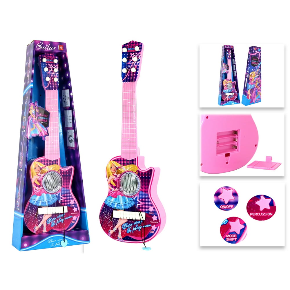 Rock Girls Royals Plastic Toy Guitar