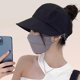 thumbnail image 3 of Outdoor Protection Hollow Top Sun Hat, Sun Hats for Women Protection, Large Brim 50+ Protection Empty Top Sun Hat, 3 of 5