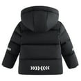 thumbnail image 3 of SGMVNU Kids Boy's Winter Coat Lined Puffer Padded Jacket Puffy Cotton Coat Thick Hooded Down Outdoor Coats with Pockets(Size 11-14 Years,Black), 3 of 3
