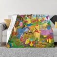 thumbnail image 6 of Kids Winnie the Pooh Pattern Blanket Throw Blanket Sofa Bed Blanket Baby Kids Adults, 6 of 10