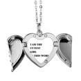 thumbnail image 1 of Soy la chica más linda Alas de ángel collar colgante regalo de moda Unbranded M, 1 of 3